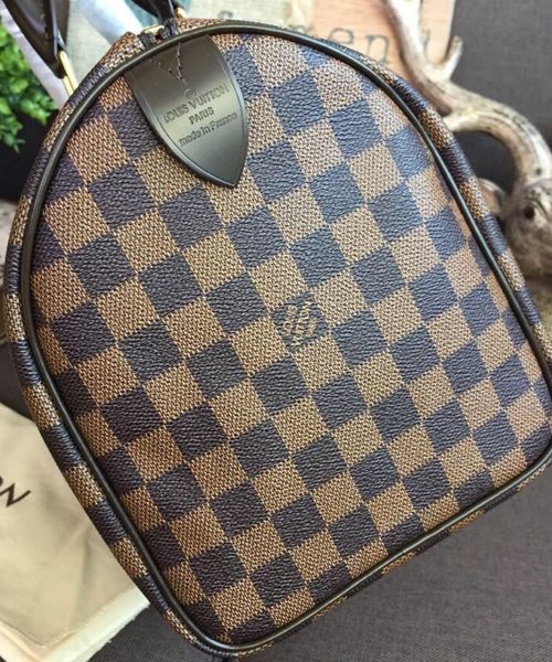 1:1 Replica Louis Vuitton LV Speedy 30 Damier Ebene Canvas Luxury Bag For Women N41364 - 11.8in/30cm