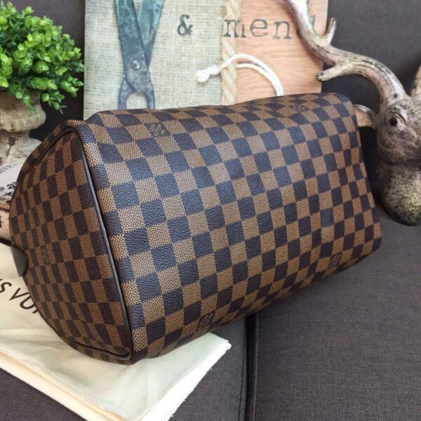 1:1 Replica Louis Vuitton LV Speedy 30 Damier Ebene Canvas Luxury Bag For Women N41364 - 11.8in/30cm