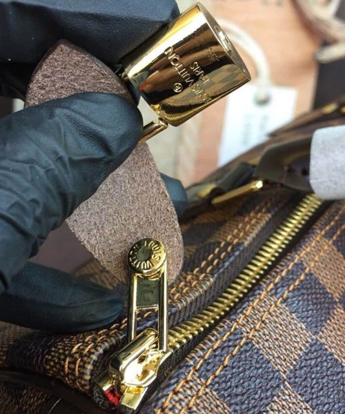 1:1 Replica Louis Vuitton LV Speedy 30 Damier Ebene Canvas Luxury Bag For Women N41364 - 11.8in/30cm