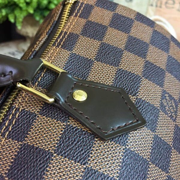 1:1 Replica Louis Vuitton LV Speedy 30 Damier Ebene Canvas Luxury Bag For Women N41364 - 11.8in/30cm