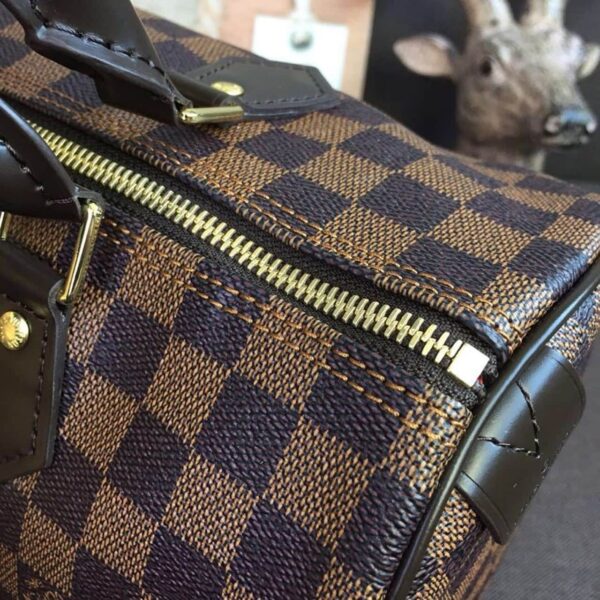 1:1 Replica Louis Vuitton LV Speedy 30 Damier Ebene Canvas Luxury Bag For Women N41364 - 11.8in/30cm