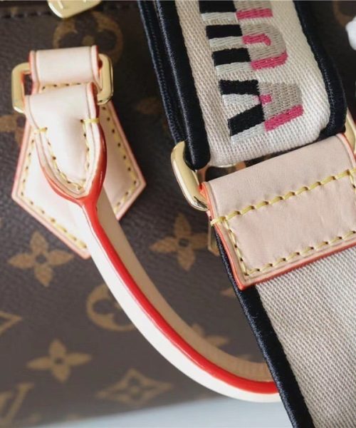 1:1 Replica Louis Vuitton LV Speedy Bandoulière 20 Monogram Canvas Black Luxury Bag For Women M46234 - 20cm/7.9in