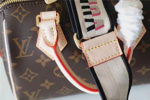 1:1 Replica Louis Vuitton LV Speedy Bandoulière 20 Monogram Canvas Black Luxury Bag For Women M46234 - 20cm/7.9in