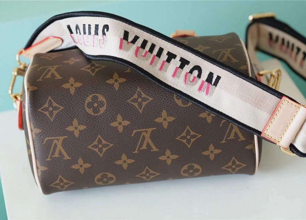 1:1 Replica Louis Vuitton LV Speedy Bandoulière 20 Monogram Canvas Black Luxury Bag For Women M46234 - 20cm/7.9in