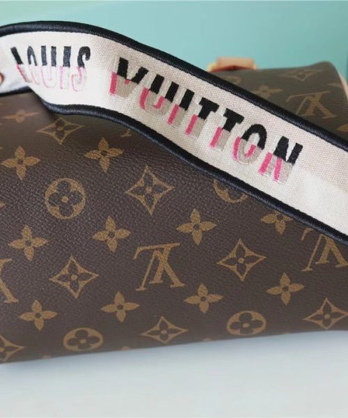 1:1 Replica Louis Vuitton LV Speedy Bandoulière 20 Monogram Canvas Black Luxury Bag For Women M46234 - 20cm/7.9in