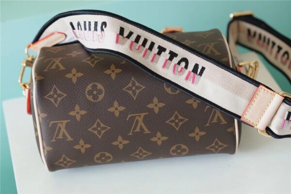 1:1 Replica Louis Vuitton LV Speedy Bandoulière 20 Monogram Canvas Black Luxury Bag For Women M46234 - 20cm/7.9in