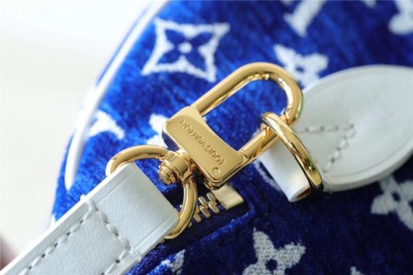1:1 Replica Louis Vuitton LV Speedy Bandouliere 20 Monogram Blue Luxury Bag For Women M20751 - 20.5cm/8.1in