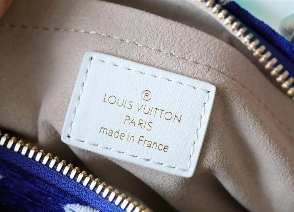 1:1 Replica Louis Vuitton LV Speedy Bandouliere 20 Monogram Blue Luxury Bag For Women M20751 - 20.5cm/8.1in