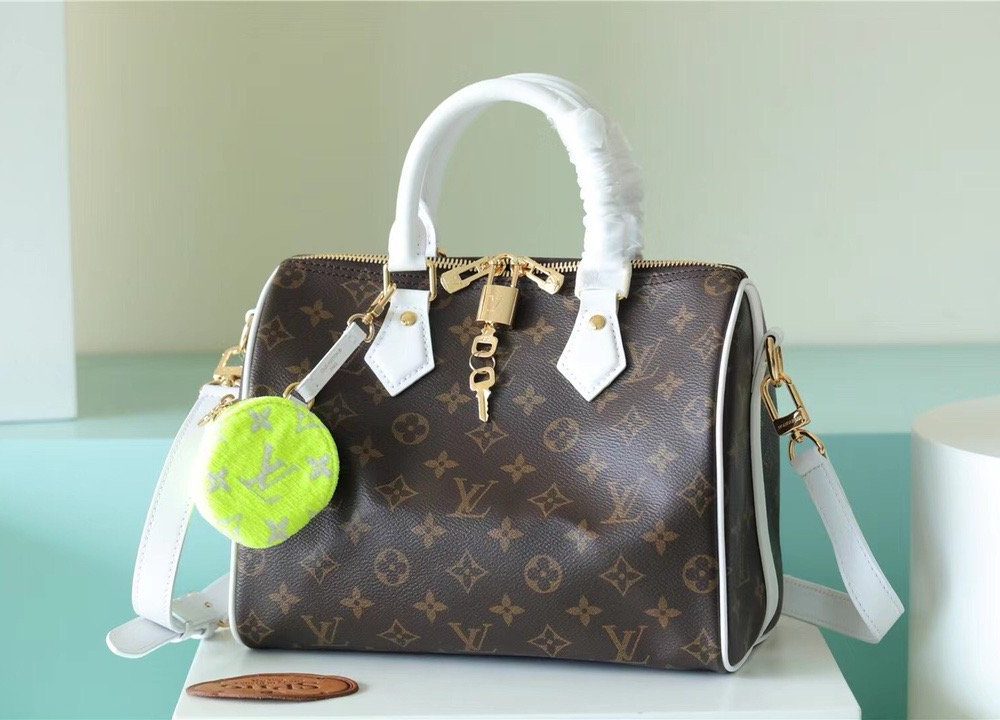 1:1 Replica Louis Vuitton LV Speedy Bandoulière 25 Classic Monogram Canvas Luxury Bag For Women M20754 - 9.8in/25cm