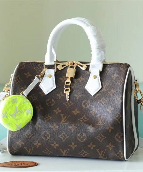 1:1 Replica Louis Vuitton LV Speedy Bandoulière 25 Classic Monogram Canvas Luxury Bag For Women M20754 - 9.8in/25cm