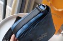 1:1 Replica Louis Vuitton LV Studio Messenger Damier Graphite Blue Unique Bag For Men N50026 - 9.3in/25.3cm