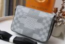 1:1 Replica Louis Vuitton LV Studio Messenger Damier Graphite Plaster Unique Bag For Men N50014 - 9.3in/25.3cm