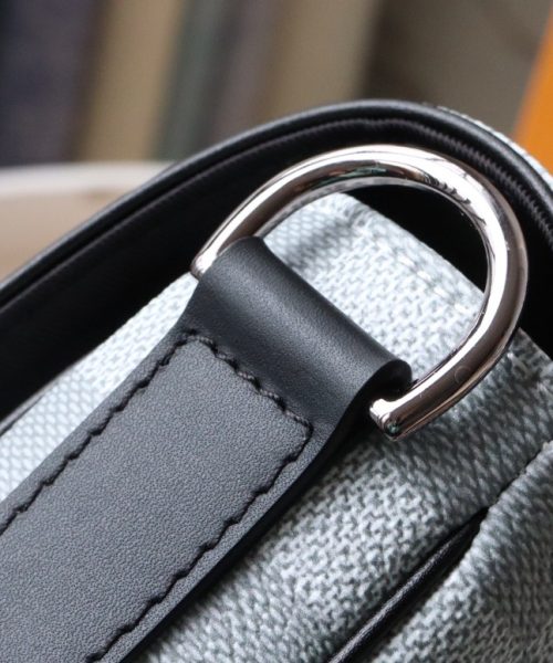 1:1 Replica Louis Vuitton LV Studio Messenger Damier Graphite Plaster Unique Bag For Men N50014 - 9.3in/25.3cm