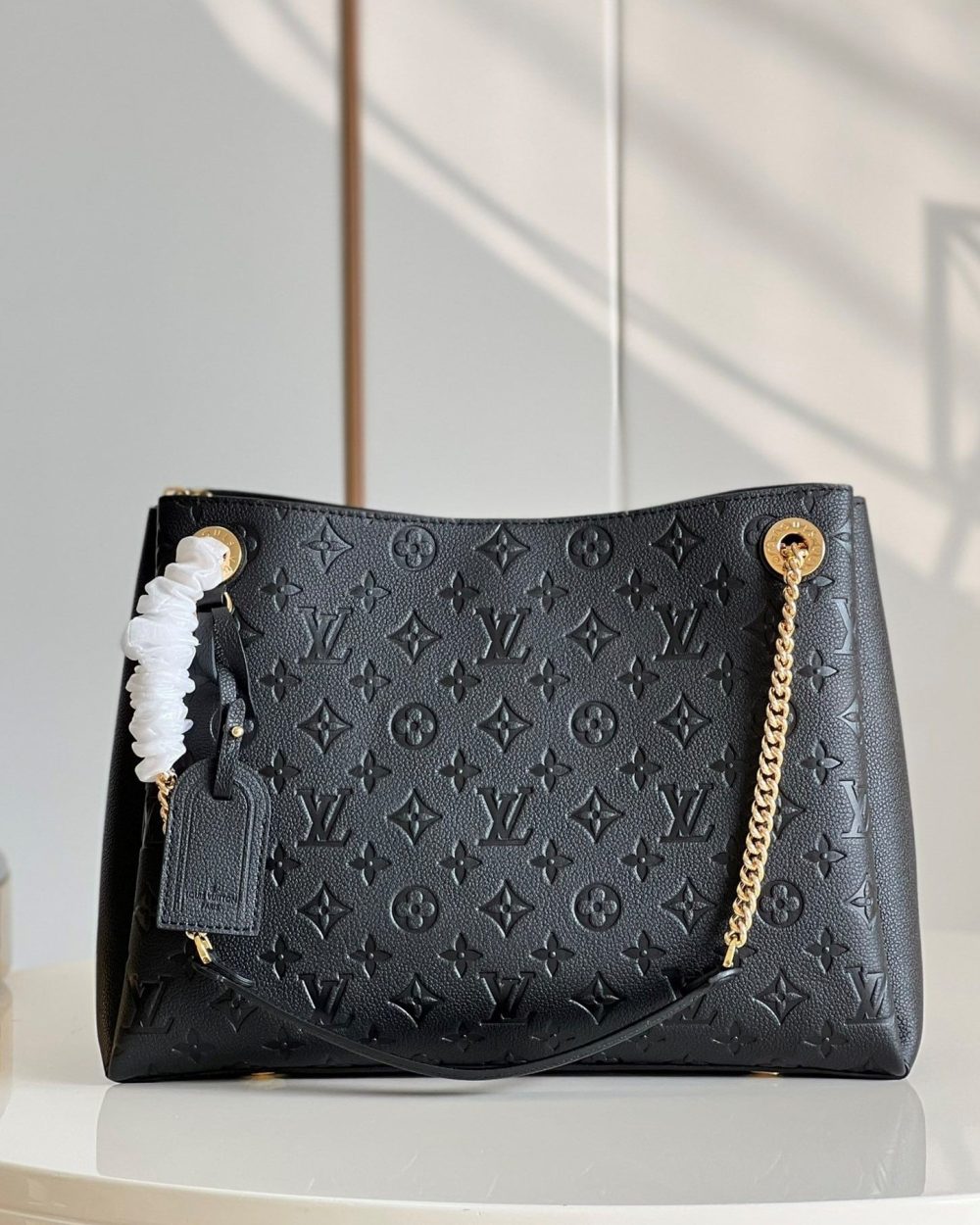 1:1 Replica Louis Vuitton LV Surene MM Monogram Empreinte Leather Luxury Bag For Women M43758 - 14.6in/37cm