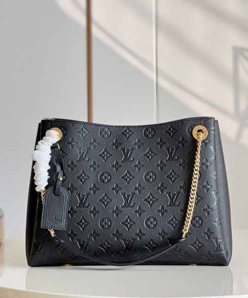 1:1 Replica Louis Vuitton LV Surene MM Monogram Empreinte Leather Luxury Bag For Women M43758 - 14.6in/37cm