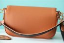 1:1 Replica Louis Vuitton LV Swing Monogram Hazelnut Brown Luxury Bag For Women M20396 - 24cm/9.4in
