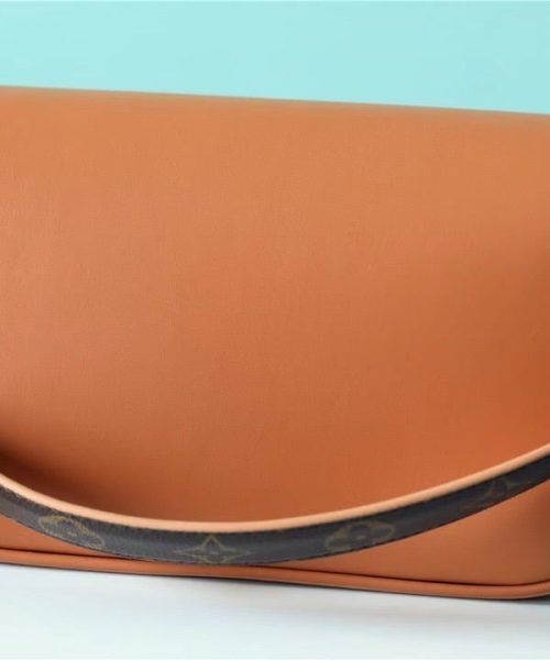 1:1 Replica Louis Vuitton LV Swing Monogram Hazelnut Brown Luxury Bag For Women M20396 - 24cm/9.4in