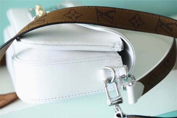 1:1 Replica Louis Vuitton LV Swing Monogram White Luxury Bag For Women - 24cm/9.4in