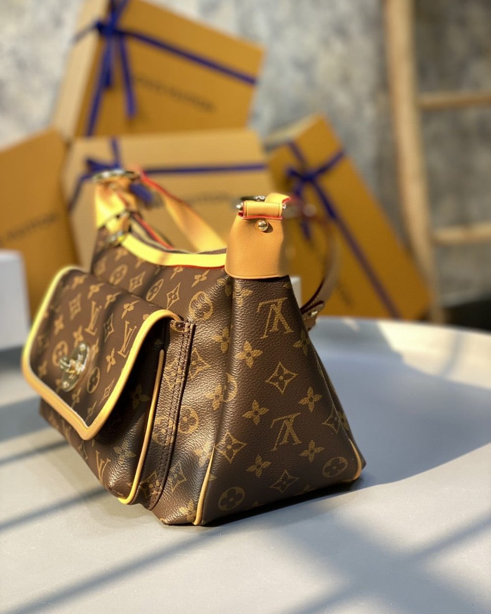 1:1 Replica Louis Vuitton LV Tikal GM Monogram Canvas Luxury Bag For Women M40077 - 30cm