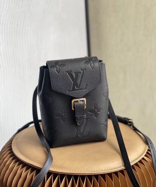 1:1 Replica Louis Vuitton LV Tiny Backpack Monogram Empreinte Leather Luxury Bag For Women M80596 - 19cm