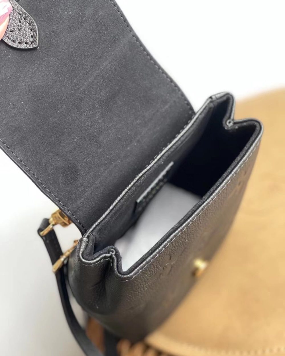 1:1 Replica Louis Vuitton LV Tiny Backpack Monogram Empreinte Leather Luxury Bag For Women M80596 - 19cm