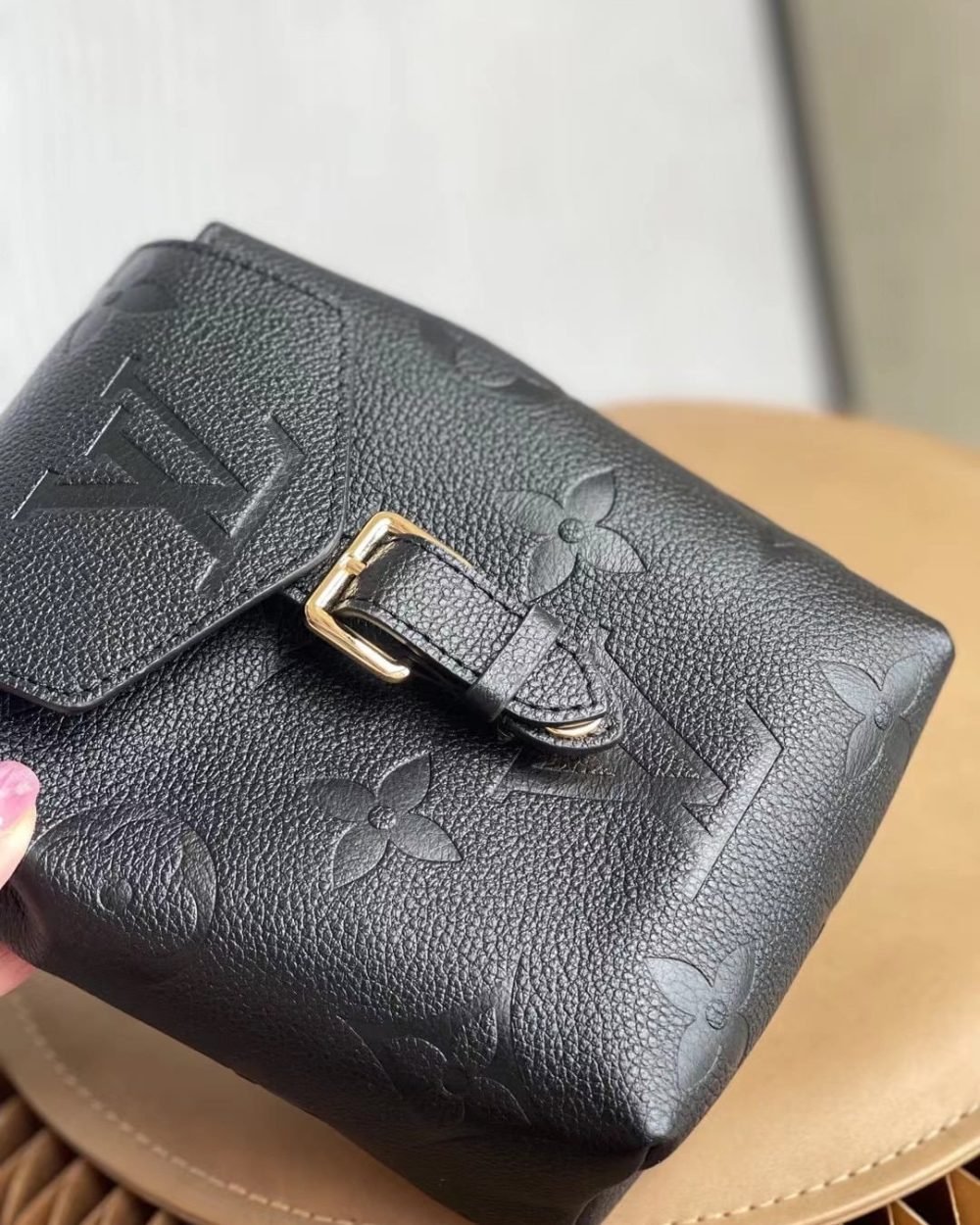 1:1 Replica Louis Vuitton LV Tiny Backpack Monogram Empreinte Leather Luxury Bag For Women M80596 - 19cm