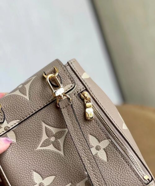 1:1 Replica Louis Vuitton LV Tiny Backpack Bicolor Monogram Empreinte Leather Luxury Bag For Women M80738 - 19cm