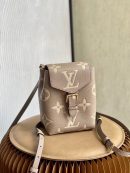1:1 Replica Louis Vuitton LV Tiny Backpack Bicolor Monogram Empreinte Leather Luxury Bag For Women M80738 - 19cm