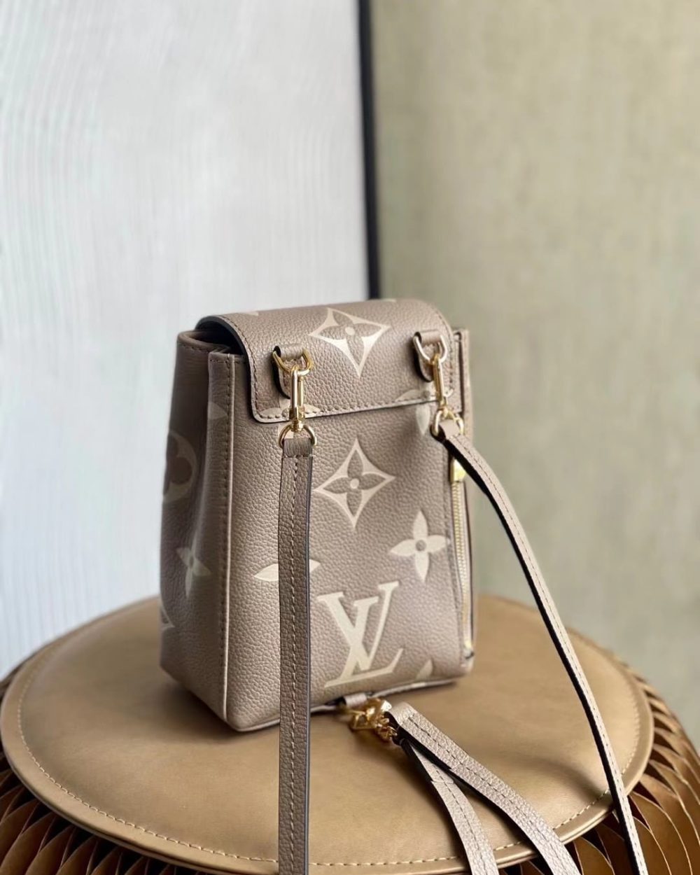 1:1 Replica Louis Vuitton LV Tiny Backpack Bicolor Monogram Empreinte Leather Luxury Bag For Women M80738 - 19cm