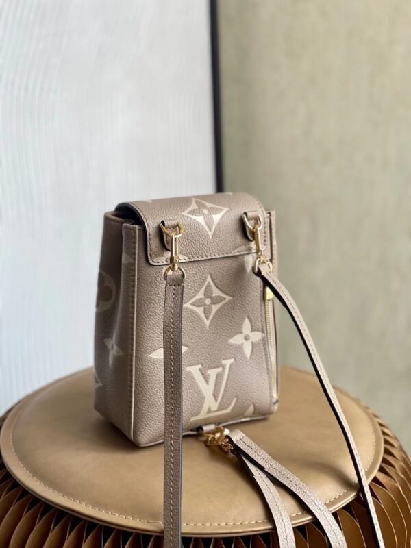 1:1 Replica Louis Vuitton LV Tiny Backpack Bicolor Monogram Empreinte Leather Luxury Bag For Women M80738 - 19cm