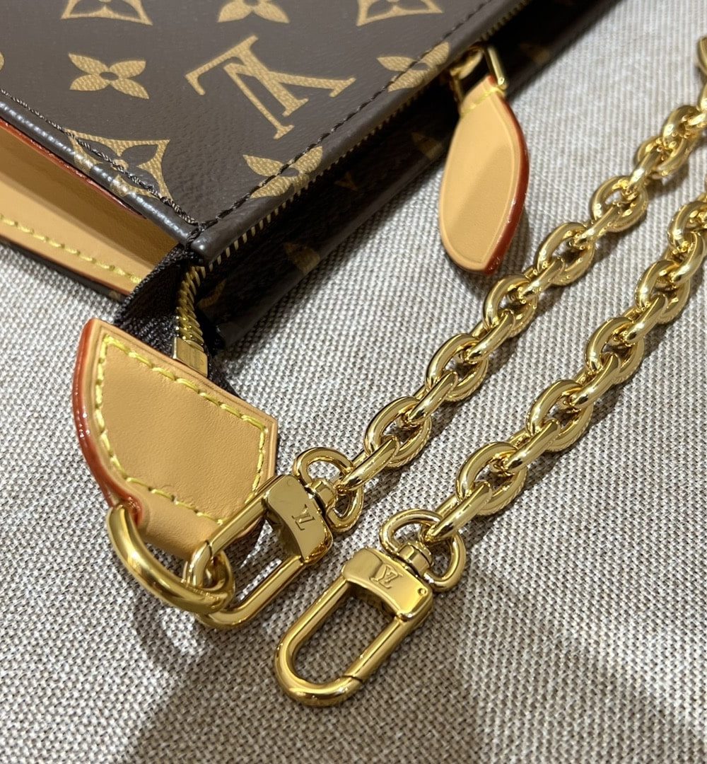1:1 Replica Louis Vuitton LV Toiletry Pouch On Chain 26 Practical Bag Monogram Unique Bag for Men M81412 - 25 cm/ 9.8 in