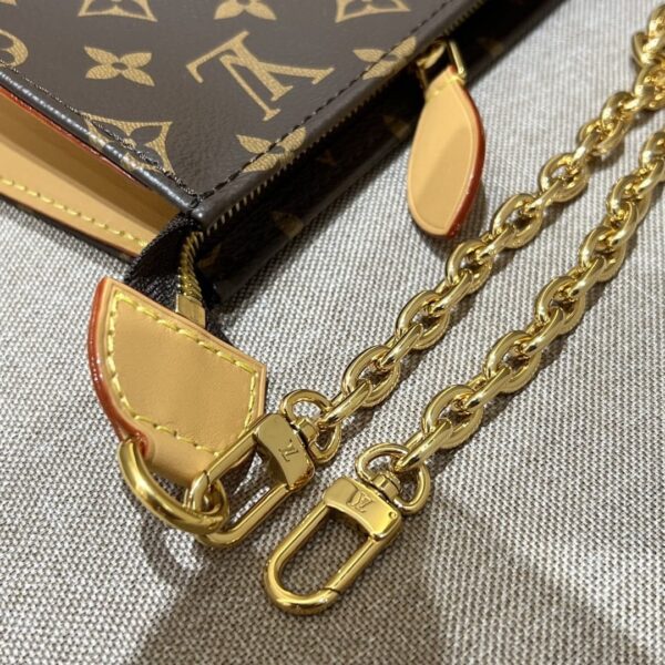 1:1 Replica Louis Vuitton LV Toiletry Pouch On Chain 26 Practical Bag Monogram Unique Bag for Men M81412 - 25 cm/ 9.8 in