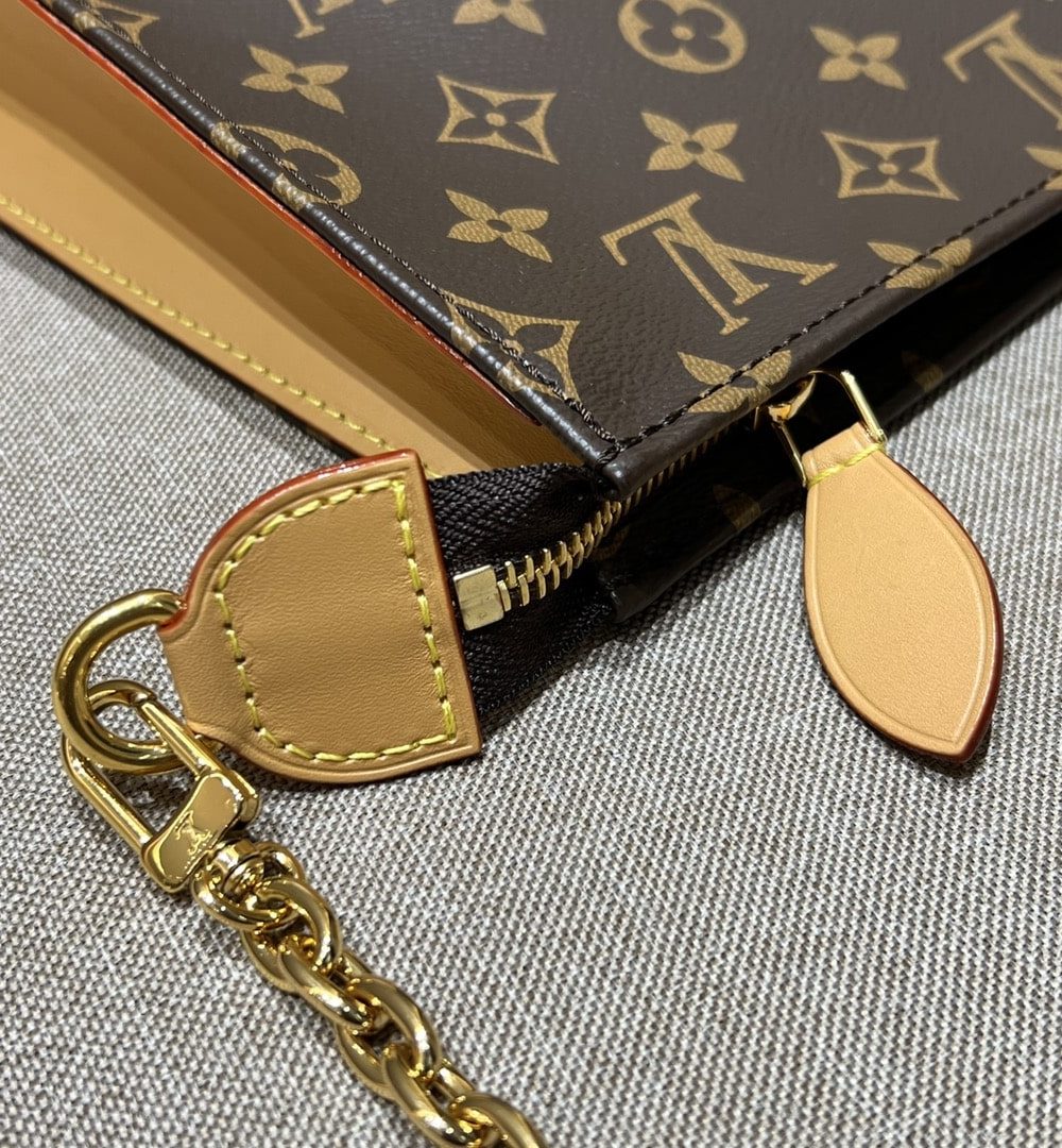 1:1 Replica Louis Vuitton LV Toiletry Pouch On Chain 26 Practical Bag Monogram Unique Bag for Men M81412 - 25 cm/ 9.8 in