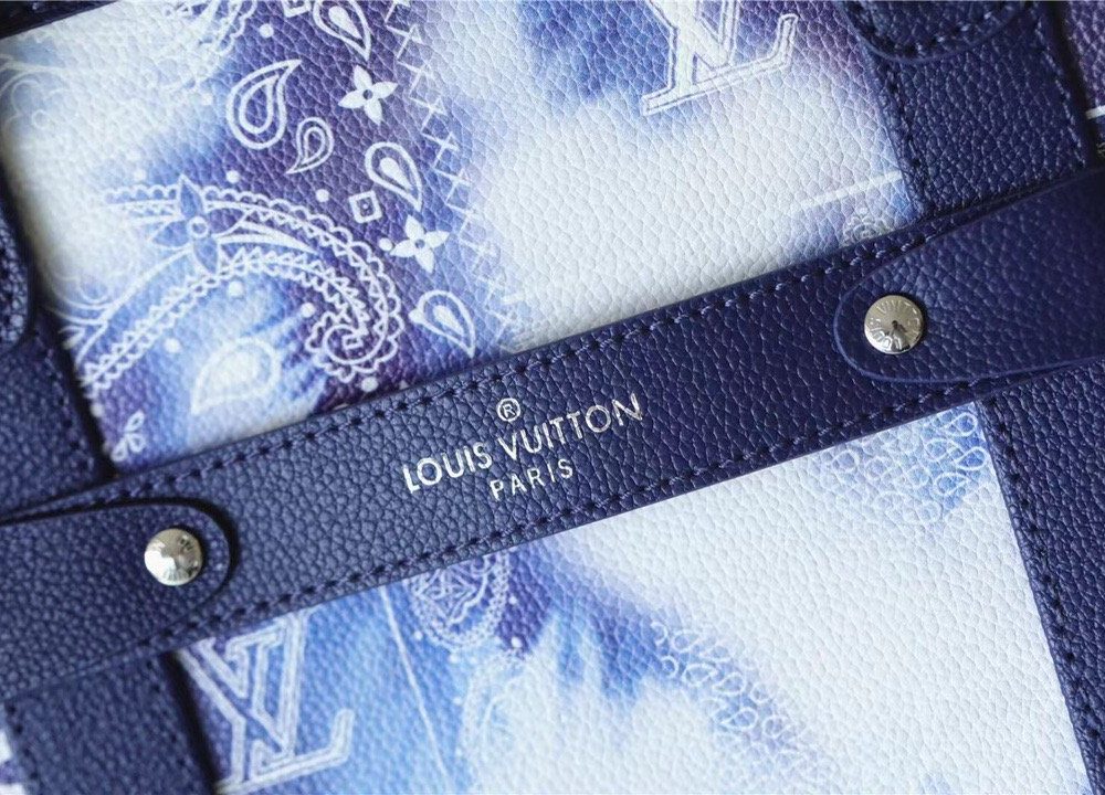 1:1 Replica Louis Vuitton LV Tote Journey Monogram Blue Unique Bag For Men M20553 - 23.6in/60cm