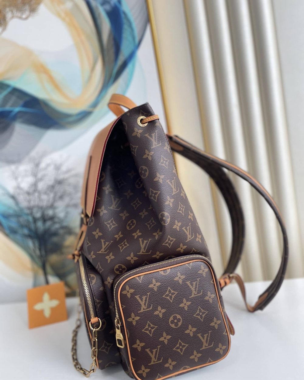 1:1 Replica Louis Vuitton LV Backpack Trio Monogram Canvas By Virgil Abloh Unique bag For Men M44658 - 44cm