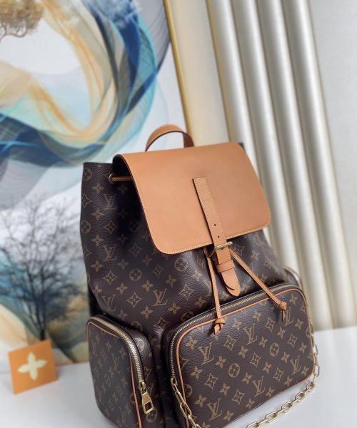 1:1 Replica Louis Vuitton LV Backpack Trio Monogram Canvas By Virgil Abloh Unique bag For Men M44658 - 44cm