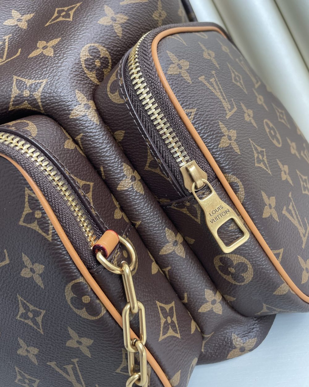 1:1 Replica Louis Vuitton LV Backpack Trio Monogram Canvas By Virgil Abloh Unique bag For Men M44658 - 44cm