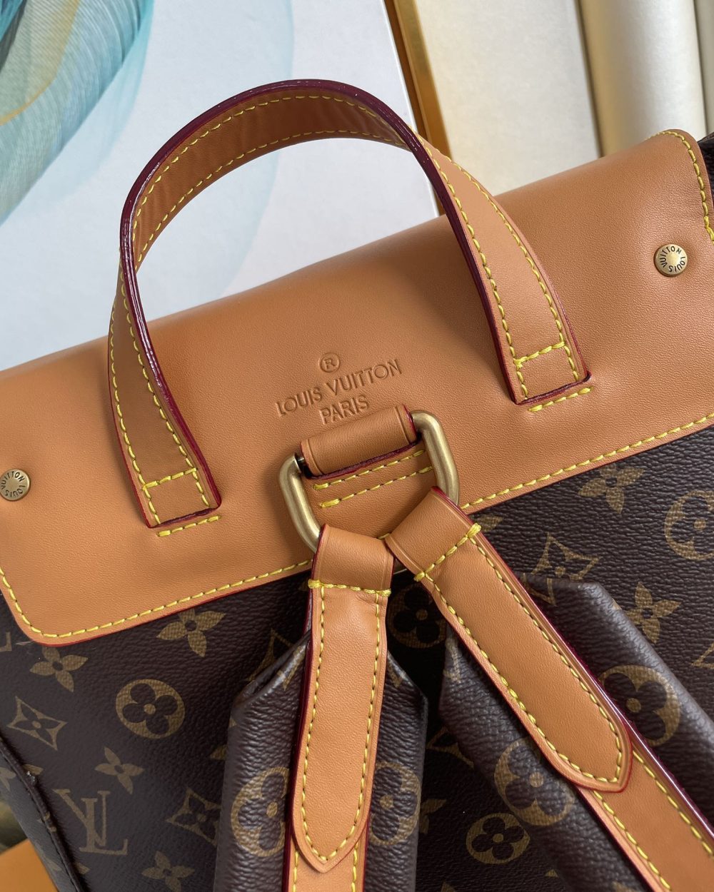 1:1 Replica Louis Vuitton LV Backpack Trio Monogram Canvas By Virgil Abloh Unique bag For Men M44658 - 44cm