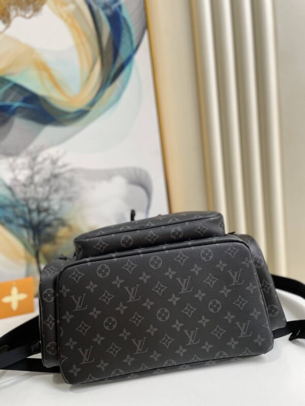 1:1 Replica Louis Vuitton LV Backpack Trio Monogram Eclipse Canvas Black By Virgil Abloh Unique Bag For Men M45538 - 44cm