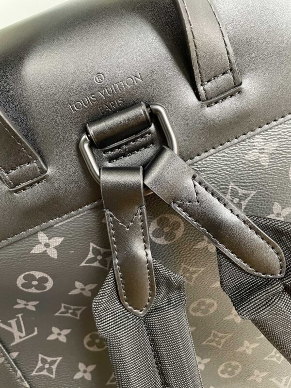 1:1 Replica Louis Vuitton LV Backpack Trio Monogram Eclipse Canvas Black By Virgil Abloh Unique Bag For Men M45538 - 44cm