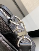 1:1 Replica Louis Vuitton LV Trio Messenger Damier Graphite Black Unique Bag For Men N50017 - 9.8in/25cm