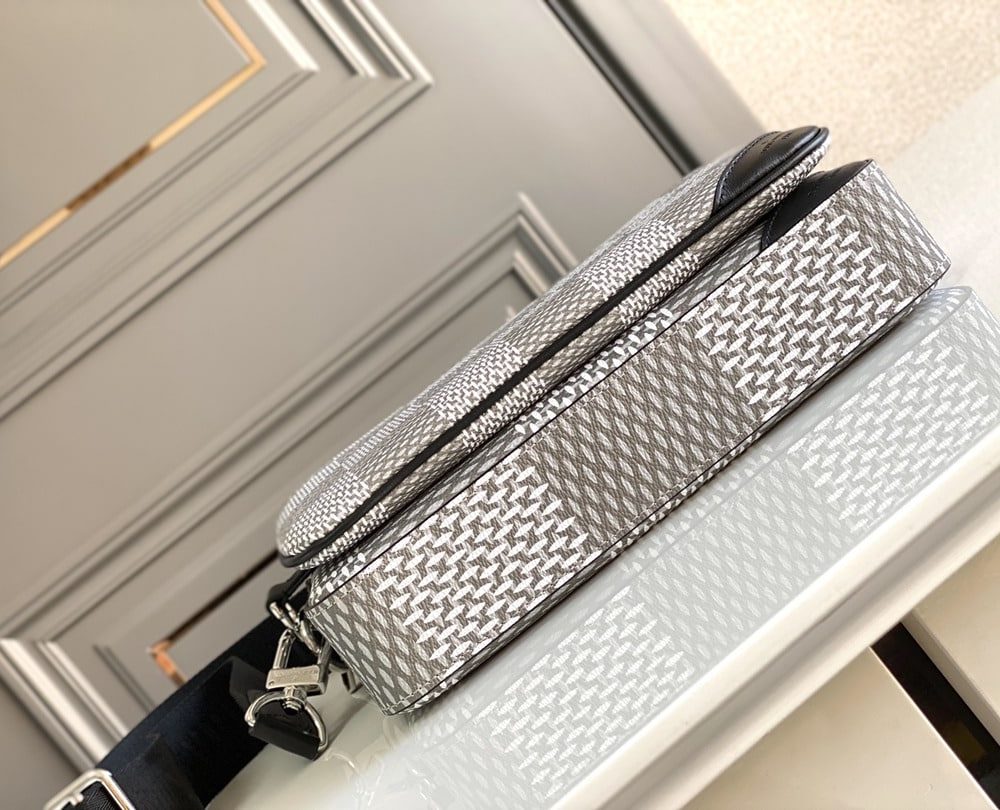 1:1 Replica Louis Vuitton LV Trio Messenger Damier Graphite Plaster Unique Bag For Men - 9.8in/25cm