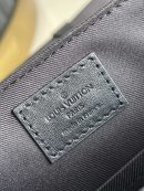 1:1 Replica Louis Vuitton LV Trunk Messenger Monogram Taurillon Black Unique Bag For Men M57726 - 9.4in/21cm