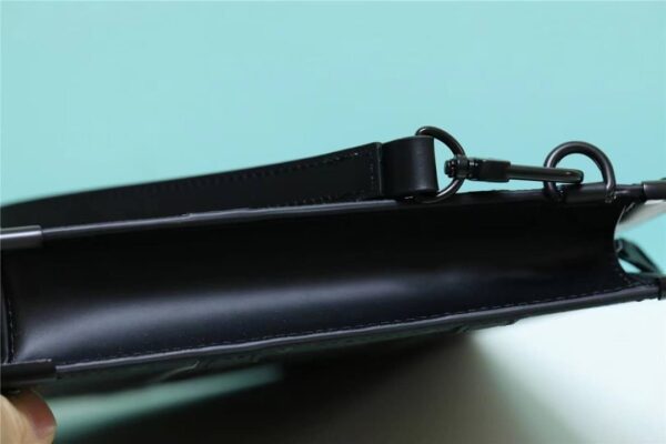 1:1 Replica Louis Vuitton LV Trunk Pouch Monogram Eclipse Canvas Black Unique Bag For Men M45937 - 28cm