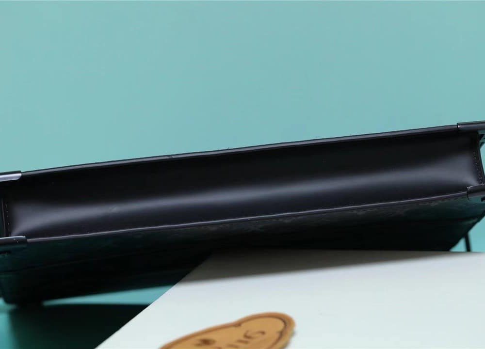 1:1 Replica Louis Vuitton LV Trunk Pouch Monogram Eclipse Canvas Black Unique Bag For Men M45937 - 28cm