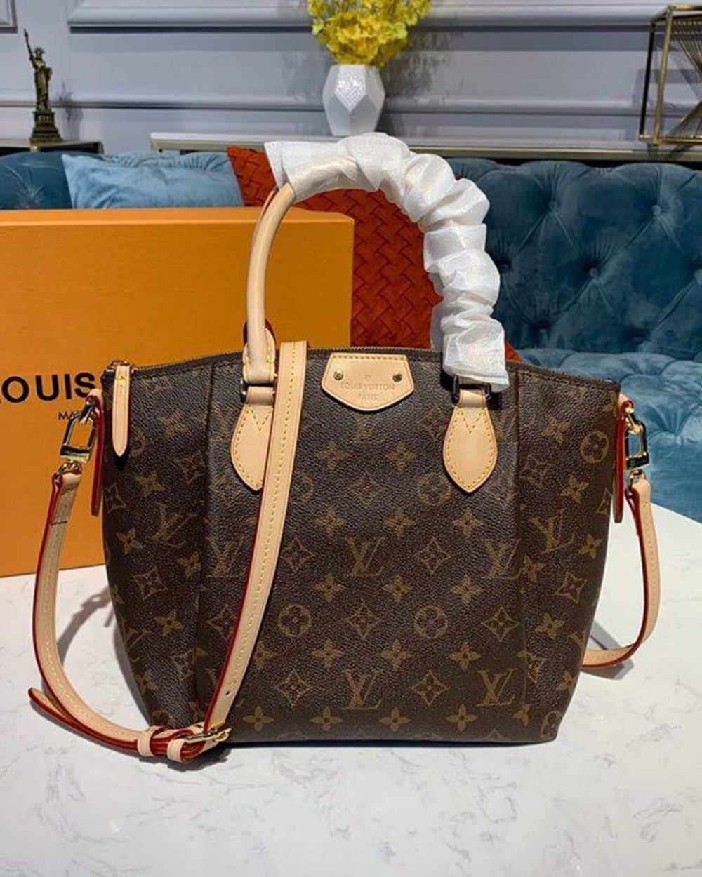 1:1 Replica Louis Vuitton LV Turenne PM Monogram Canvas Luxury Bag For Women M48813 - 11.8in/30cm