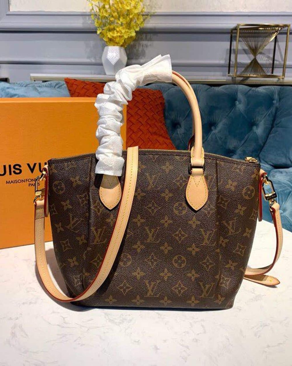 1:1 Replica Louis Vuitton LV Turenne PM Monogram Canvas Luxury Bag For Women M48813 - 11.8in/30cm