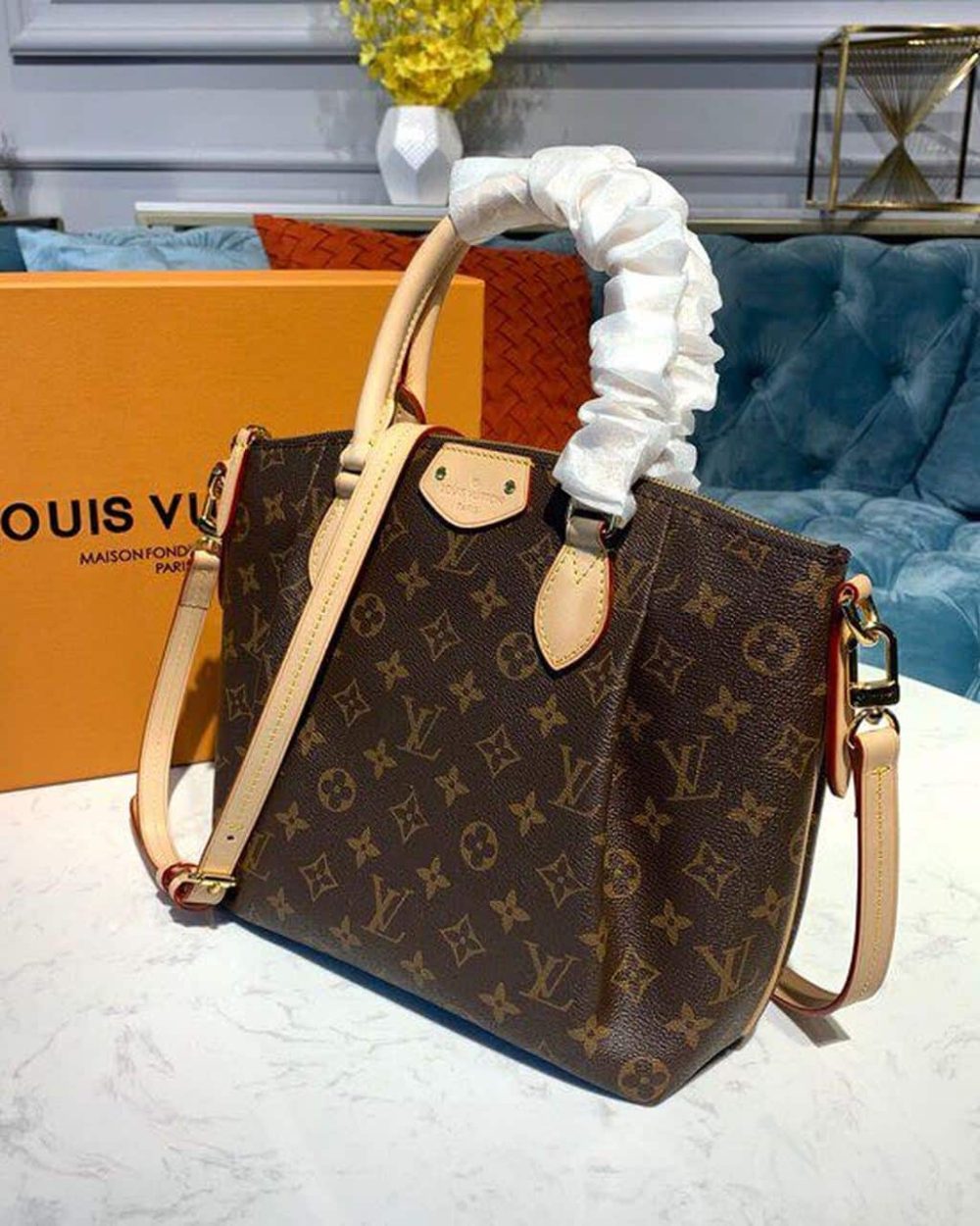 1:1 Replica Louis Vuitton LV Turenne PM Monogram Canvas Luxury Bag For Women M48813 - 11.8in/30cm