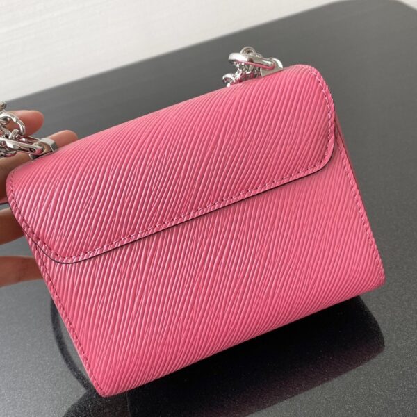 1:1 Replica Louis Vuitton LV Twist Mini Epi Pink Luxury Bag For Women M56120 - 6.1in/15.5cm
