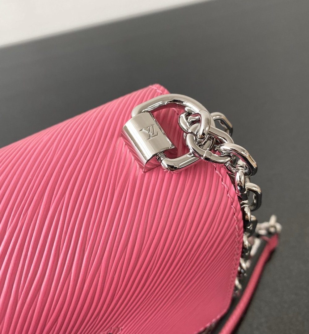 1:1 Replica Louis Vuitton LV Twist Mini Epi Pink Luxury Bag For Women M56120 - 6.1in/15.5cm